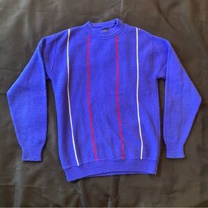 Vintage Sears Sports Center Crewneck Sweater Ted Williams Line Sz S